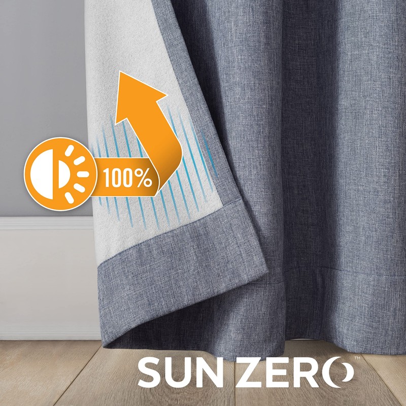 Sun Zero Marino 2-pack Tonal Texture Draft Shield Fleece Insulated