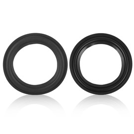 Rubber Speaker Edge Surround DIY Speaker Kit 5"/4" Speaker Surround Repair Subwoofer Foam Edge Woofer Repair Parts Replacement Black (4")