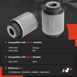 A-Premium 2 x Front Lower Forward Control Arm Bushing Kit, Compatible with Honda Pilot 2003-2008, Odyssey 1999-2004 & Acura MDX 2001