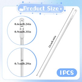 Drawstring Threader Tool, Simple Needle Threader Easy Large Hoodie String Replacement for Jackets Hoodies Pants Shorts Swim Trunks Sweatpants