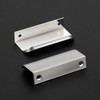 Ravinte Hardware 6 Pack Silver Cabinet Handles, Finger Edge Pull