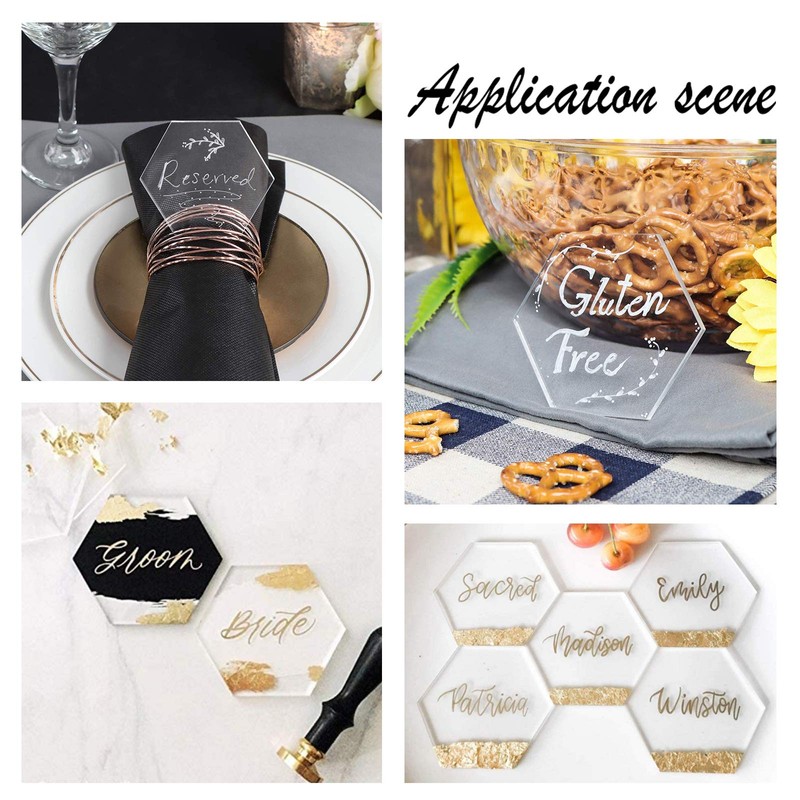 BENECREAT 20pcs Clear Acrylic Sheet 3 mm Thick 80 x