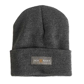 Jack Rivet Men's JR1033 Insulated Acrylic Watch Cap - One Size Fits All - Dark Grey Heather