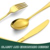 30-Piece Gold Silverware Set, Blingco Gold Flatware Set for 6,
