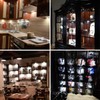 Lvyinyin Under Cabinet Lighting Dimmable LED Puck Lights, Above or