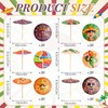 Chengu 300 Pcs Mexican Cocktail Umbrellas for Fiesta Drinks Decoration
