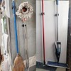Comphic 4-Piece Magnetic Mop Broom Holder, Strong Broom Mop Holder