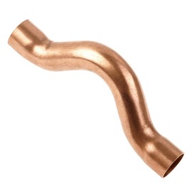 PlumbinBitsUK 15mm End Feed Copper to Copper Full Crossover Coupler Fitting