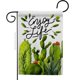 Breeze Decor Cactus Life Garden Flag Regional Southwest Desert Country Succulent Particular Area House Decoration Banner Small Yard Gift Double-Sided, Made in USA