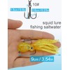 Octopus Swimbait Soft Fishing Lure with Skirt Tail, Lingcod Rockfish