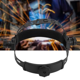 Welding Helmet Headband, Compact, Size-Adjustable Humanised Welder Mask Headband, ABS for Welding Welders Industrial Applications Machinery Industry (Black)