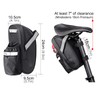 ROTTO Bike Saddle Bag Bicycle Seat Pack with Water Bottle