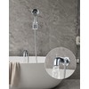 LOCALAND Tub Spout with Diverter, Bathtub Spout for Hand Shower,Chrome