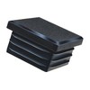 4 x Square Lamellar Plugs, Made in Germany, Pipe Covers