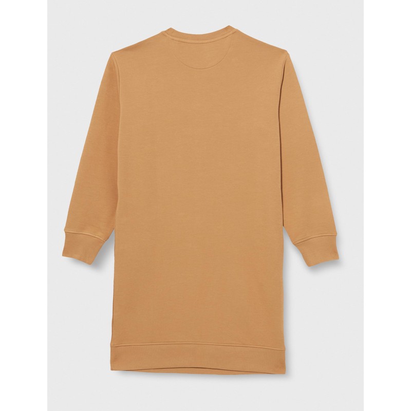 GANT Women's Shield C-Neck Sweat Dress, Caramel beige