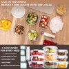 FreshSeal Glass Vacuum Sealable Container Set for Food Storage, 9