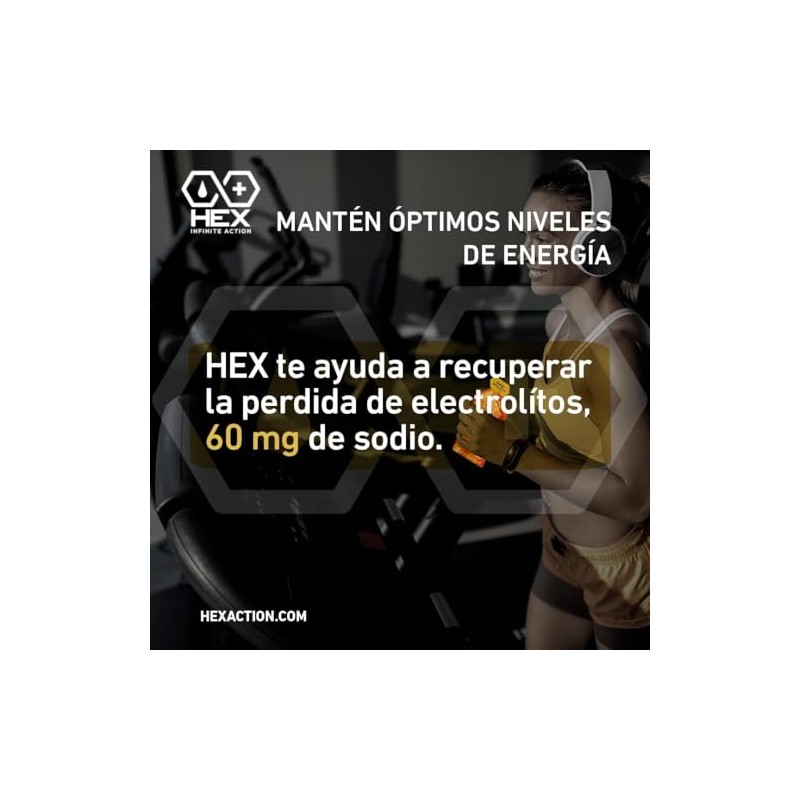 Gel Energético Hex Kit Paquete Varios Sabores Geles Energéticos Diferentes