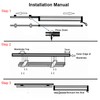 MAFAGE Valet Rod for Closet Pull Out, Adjustable Heavy Duty