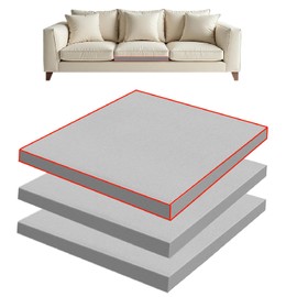 TFONSIGI 22" X 22" Couch Cushion Support for Sagging Seat, 40D High Density Foam Sofa Cushion Support, 3 Pcs Sag Repair Pad, Furniture Seat Under Cushions Supporter