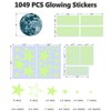 JCZD 1049 Pcs Glow in The Dark Stars and Moon
