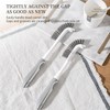 Bathroom Cleaning Brush -ABS 2x31cm, 150g Compact Drying Hook Design