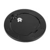 Aluminum Alloy Black Fuel Tank Cap Cover Flag Label Fits