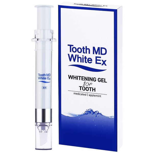 Medicated Tooth MD White EX Whitening Toothpaste, Dental Toothpaste, Gel,