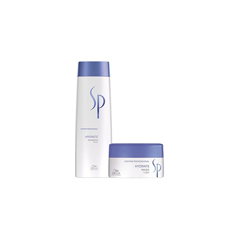 Wella System Professional SP Hydrate Shampoo 250ml & Mask 200
