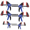 WORKPRO Mini Bar Clamps for Woodworking 6" One-Handed Spreader/Bar Clamp