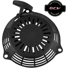 GCV160 Pull Start Assembly with Sticker Recoil Starter for Honda GCV135 GCV160 Lawn Mower Pressure Washer Engine Parts Pull Cord Replacement (Black)