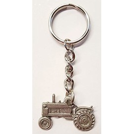 PP Tractor Keychain Pewter