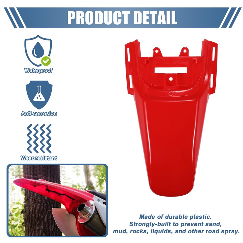 ACROPIX Motorcycle Rear Tail Mud Guard Fender Dirt Bike Pit