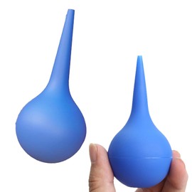 Buflar 2 PCS Rubber Suction Ear Syringe Bulb C Safe Ear Wax Removal, and Wound Cleaning Tool C Soft, Reusable, and Easy to Clean