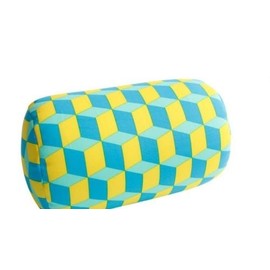 Bookishbunny Microbead Cylinder Bolster Roll Pillow 13" x 7" (BlueYellow)