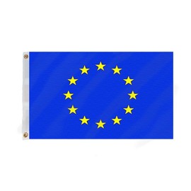 Flagmax EU Flag 5ft x 3ft - European Union Flag with Eyelets, Durable Flag of the European Union for Indoor and Outdoor Display, 150cm x 90cm Polyester