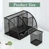UMILKI 2 Piece Desk Organiser with Pen Holder Set, Metal