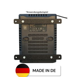 Wall Mount - Compatible with Bosch GAL 12V-40 Charger, Heavy Duty Plastic, Includes 8 Mounting Screws, Easy Mount, Black