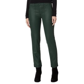 KUT from the Kloth Reese Coated Ankle Straight w/Pork Chop Wide Hem Forest 2