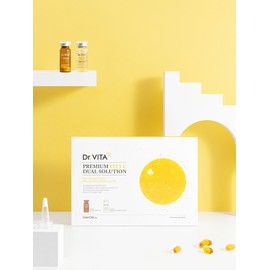 Dr. Vita Premium Vita C Dual Solution Set (3 packs of 1.8g + 10ml) / 프리미엄 비타C 듀얼 솔루션 세트 (1.8g + 10ml / 3개입)