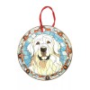 Gulf Coast Laser Graphics Great Pyrenees Stained Glass Design Holographic