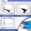 King&Charles Multi Cabinet Hardware Template with Center Punch, Cabinet/Drawer Handle