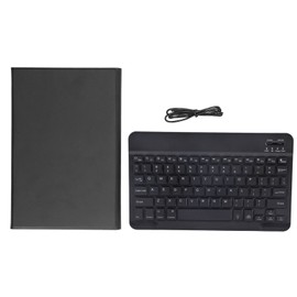 Wireless Keyboard J706FTPU Detachable Computer Accessories with Artificial Leather Cover for Lenovo/Tab Pro 11.5 InchBlack
