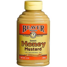 Beaver Honey Mustard 13 OZ (Pack of 3)