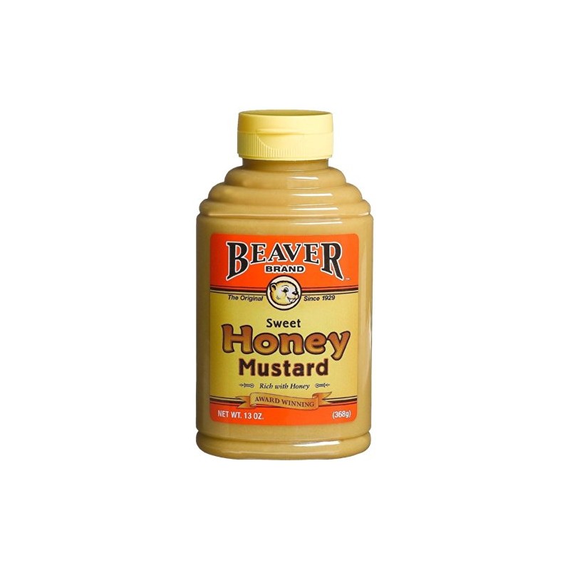Beaver Honey Mustard 13 OZ (Pack of 3)