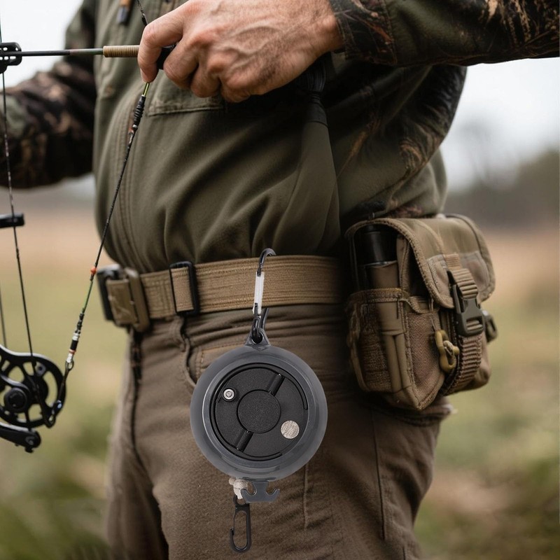 Retractable Bow Hoist, 32.8FT Tree Stand Bow and Gear Hoist