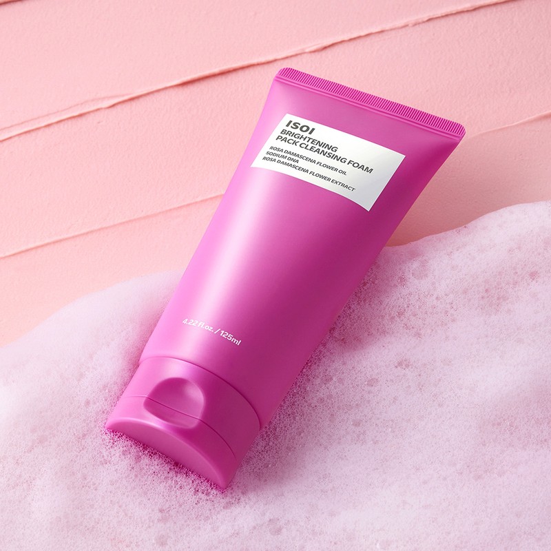 isoi [Isoi] Brightening Pack Cleansing Foam (Rose PDRN Serum Pack