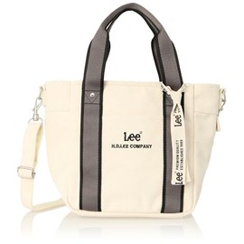 Lee 320-1303 320-1303-10 Cotton Mini Tote Shoulder Lightweight Multi-functional Large Capacity, white