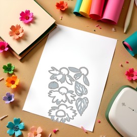 Flower Cutting Dies for Card Making, Cutting Dies Cut Stencils for DIY Scrapbooking Photo Album Decorative Embossing Paper Dies for Card Making Templated