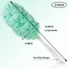 PPHAO - Bath Loofahs on a Stick for Men -