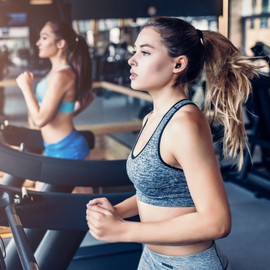 kwmobile Earbud Hooks Compatible with Sony WF-1000XM5 - Set of 5X Earphone Holders for Running - Multicolor